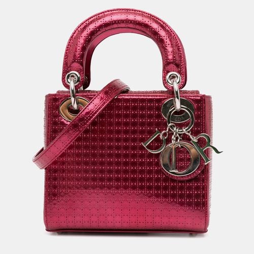 Dior Mini Patent Microcannage Lady Dior Bag - Dior - Modalova