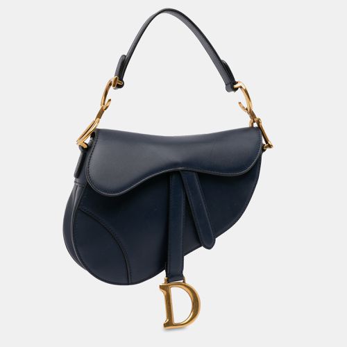 Dior Mini Leather Saddle Bag - Dior - Modalova