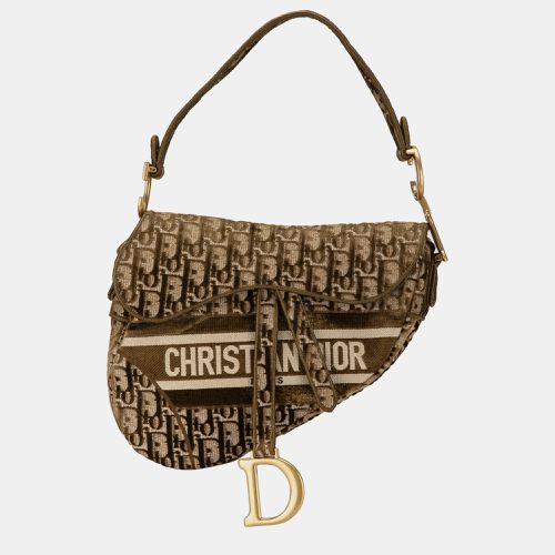 Velvet Oblique Saddle Bag - Dior - Modalova