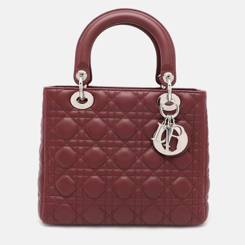 Cannage Leather Medium Lady Tote - Dior - Modalova