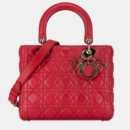 Dior Medium Lambskin Cannage Lady Dior Bag - Dior - Modalova