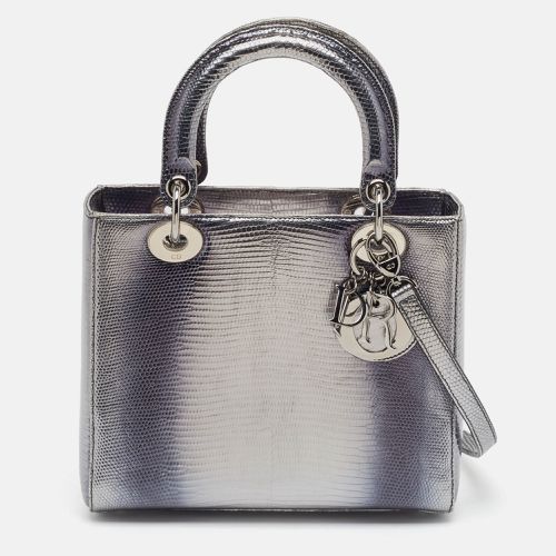 Lizard Medium Lady Tote - Dior - Modalova