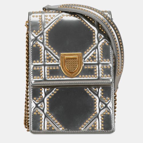 Metallic Studded Calfskin Vertical ama Bag - Dior - Modalova