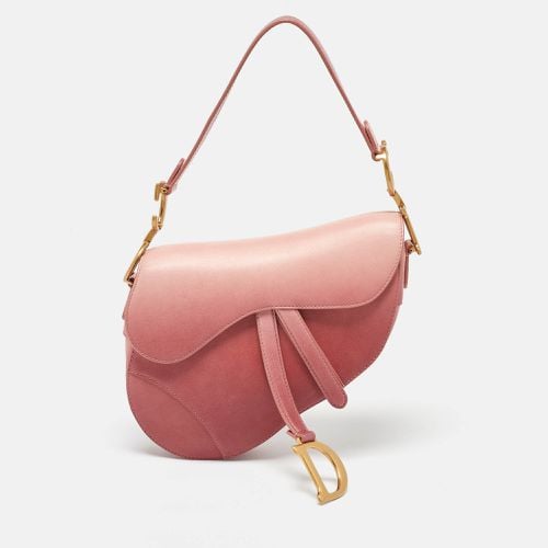 Dior Two-Tone Peach Leather Saddle Shoulder Bag - Dior - Modalova