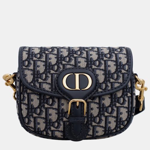 Christian Dior Dark Blue Small Oblique Bobby Bag - Dior - Modalova