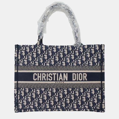 Christian Canvas Medium Oblique Book Tote Bag - Dior - Modalova