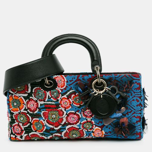 Dior Multicolour Beaded Flower Embellished Lady D Joy Medium Bag - Dior - Modalova