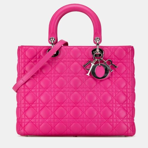 Lambskin Cannage Lady Large Bag - Dior - Modalova