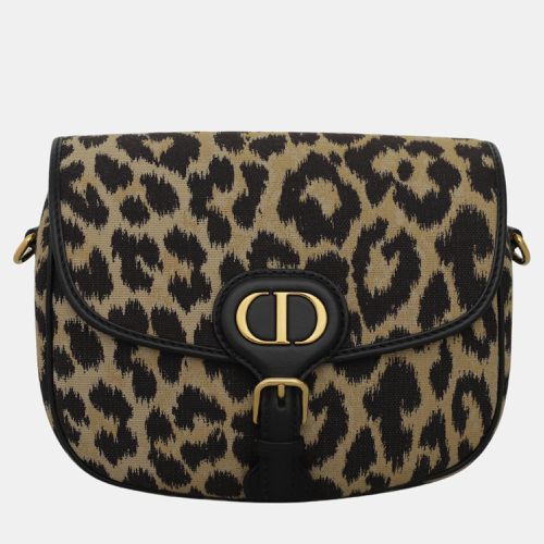 Black, Canvas Leopard Bobby Bag - Dior - Modalova