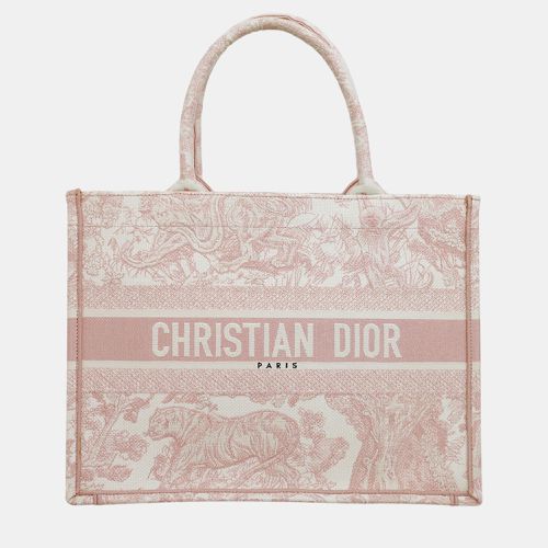 Embroidered Medium Book Tote Bag - Dior - Modalova