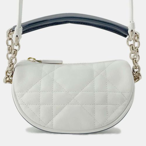 Dior White Leather Vibe Hobo Shoulder Bag Size micro - Dior - Modalova