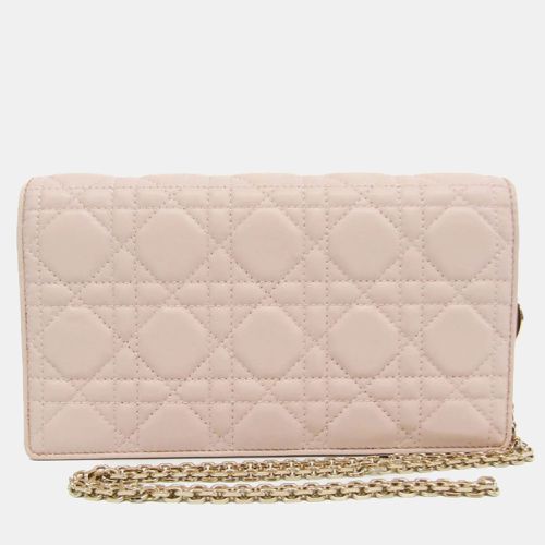 Dior Baby Pink Leather Cannage/Lady Dior Shoulder Bag - Dior - Modalova