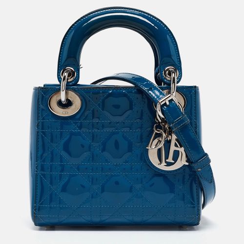 Cannage Patent Leather Mini Lady Tote - Dior - Modalova