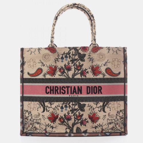 Christian Dior Dior Book Canvas Beige Multicolor Tote Large Bag - Dior - Modalova