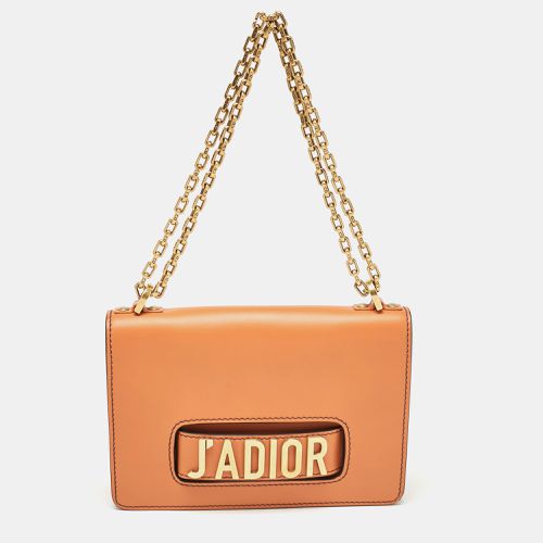 Dior Deep Orange Leather J'Adior Flap Chain Shoulder Bag - Dior - Modalova