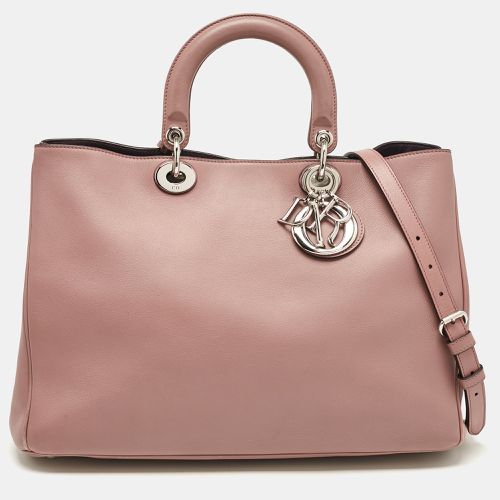 Dior Old Rose Leather Large Diorissimo Shopper Tote - Dior - Modalova