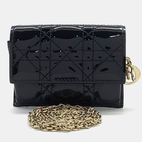 Christian Dior Patent Nano Chain Pouch - Dior - Modalova