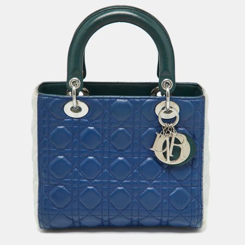 Dior Multicolor Cannage Leather Medium Lady Dior Tote - Dior - Modalova