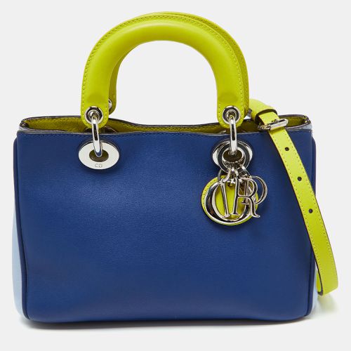 Dior Tri Color Leather Mini Diorissimo Tote - Dior - Modalova