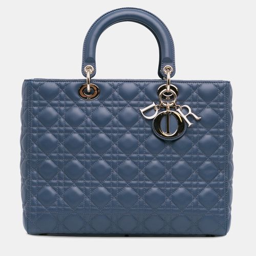 Large Lambskin Cannage Lady - Dior - Modalova