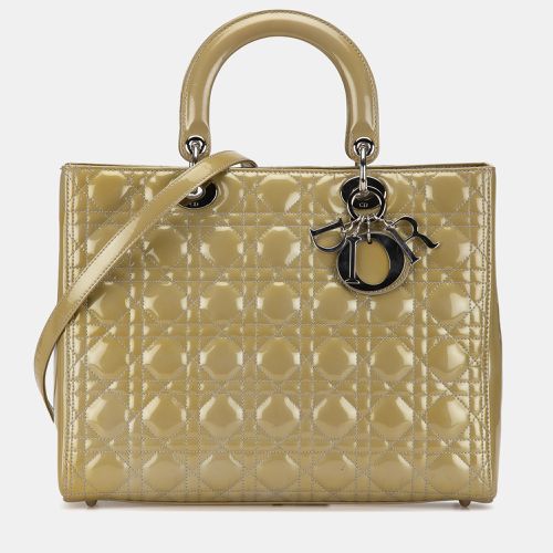 Large Patent Cannage Lady - Dior - Modalova