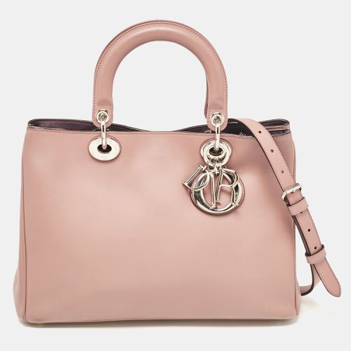 Dior Dusty Pink Leather Medium Diorissimo Shopper Tote - Dior - Modalova