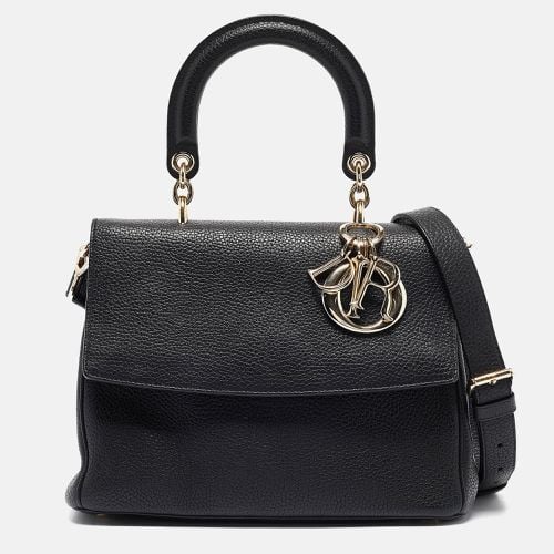 Dior Black Leather Small Be Dior Flap Top Handle Bag - Dior - Modalova