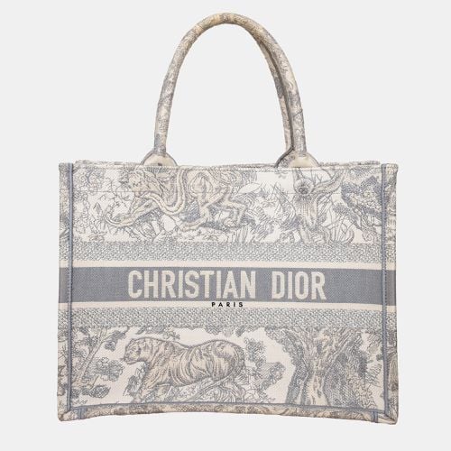 Dior Toile de Jouy Canvas Medium Book Tote bag - Dior - Modalova