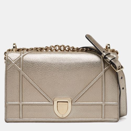 Dior Gold Leather Medium Diorama Flap Shoulder Bag - Dior - Modalova