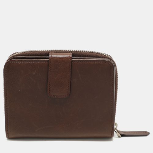 Dior Brown Leather Flight Bifold Wallet - Dior - Modalova