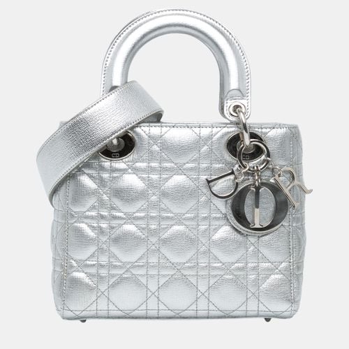 Dior Small Metallic Grained Calfskin Cannage Lucky Badges My Lady Dior Bag - Dior - Modalova