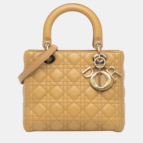 Dior Medium Lambskin Cannage Lady Dior - Dior - Modalova