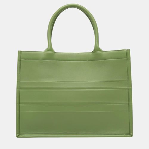 Dior Medium Embossed Leather Book Tote Bag - Dior - Modalova