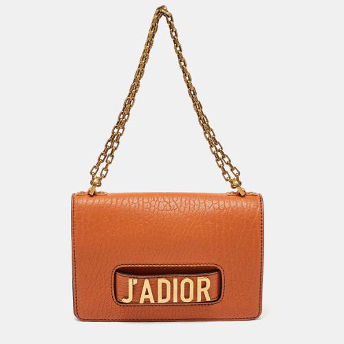 Dior Orange Leather J'Adior Chain Flap Bag - Dior - Modalova