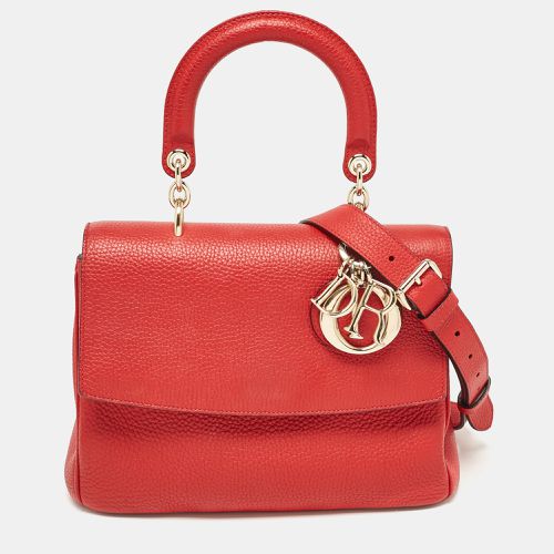 Dior Red Leather Small Be Dior Flap Top Handle Bag - Dior - Modalova