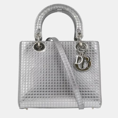 Christian Dior Silver Lady Dior Cannage Handbag - Dior - Modalova