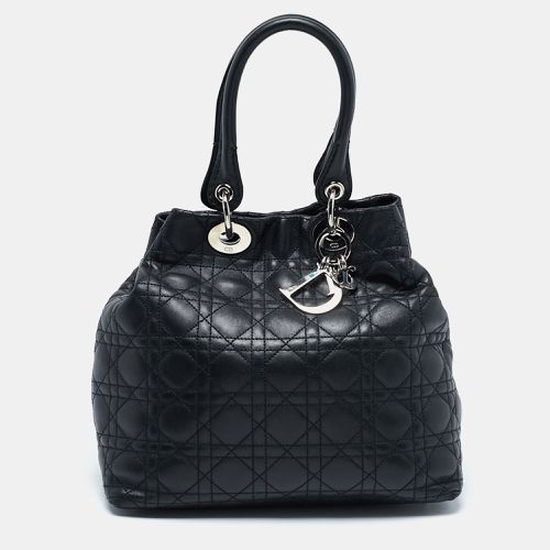 Dior Black Cannage Quilted Leather Soft Lady Dior Tote - Dior - Modalova