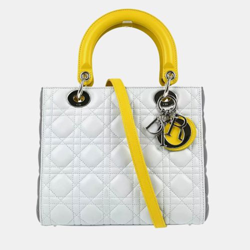 Christian Dior Tricolor Lambskin Lady Dior Cannage Handbag - Dior - Modalova