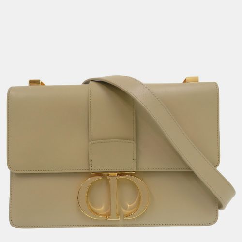 Dior Leather Beige 30 Montagne Shoulder Bag - Dior - Modalova