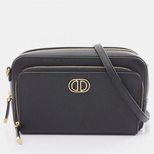 Dior Leather Black Caro Double Pouch Shoulder Bag - Dior - Modalova