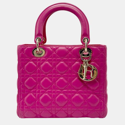 Christian Dior lambskin pink Lady handbag - Dior - Modalova