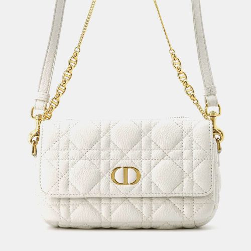 Christian Dior White Caro Canage Shoulder Bag - Dior - Modalova