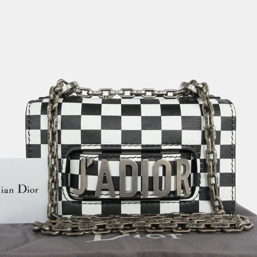 Christian Dior Leather Black x White JA Dior Shoulder Bag - Dior - Modalova