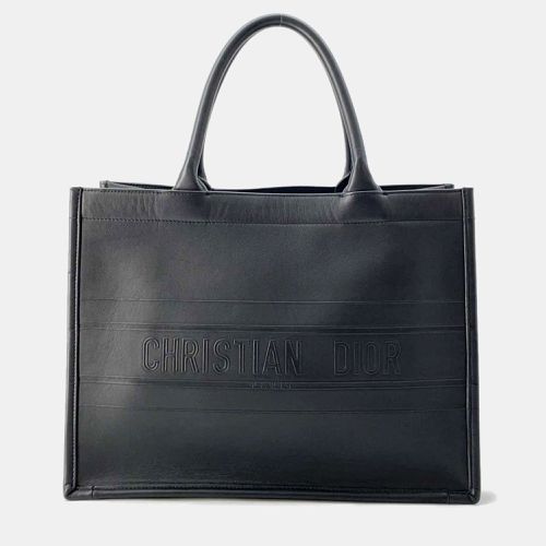 Christian Dior Leather Black Book Medium All Tote Bag - Dior - Modalova