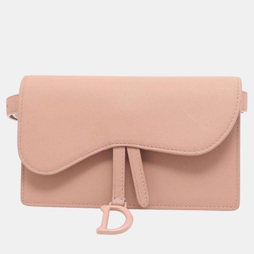 Dior Pink Leather Ultramatt Saddle Belt Pouch - Dior - Modalova