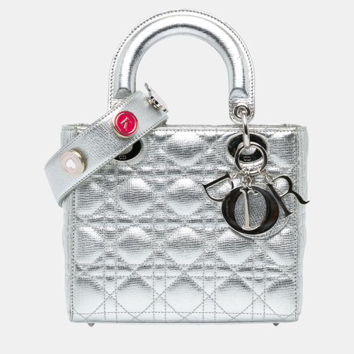 Small Metallic Grained Calfskin Cannage My ABC Lady - Dior - Modalova