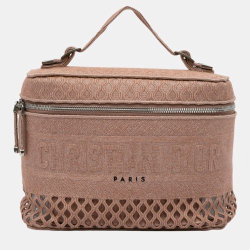 Dior Pink Mesh Embroidered Diortravel Vanity Case - Dior - Modalova