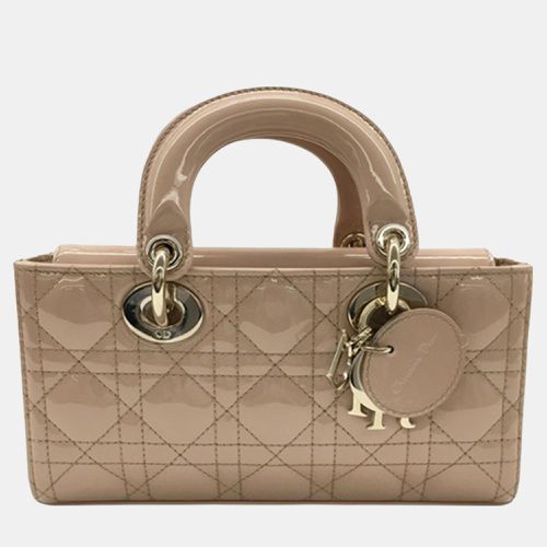 Dior Brown Small Patent Cannage Lady D-Joy - Dior - Modalova