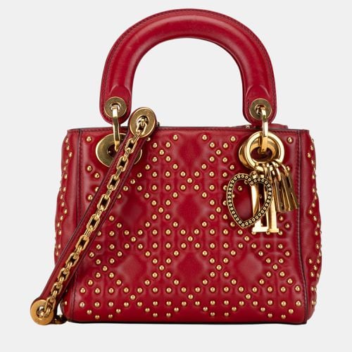 Mini Lambskin Cannage Studded Supple Lady - Dior - Modalova