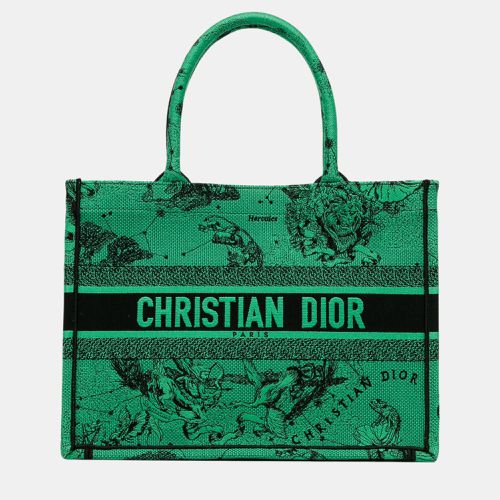 Dior Green Medium Embroidered Canvas Book Tote - Dior - Modalova